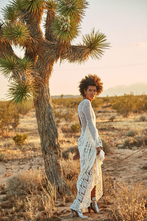 Gili Fringe Macrame Dress – Island Tribe